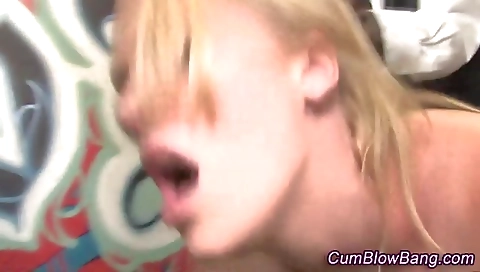 Pregnant gang bang hoe cum drenched